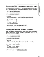 Preview for 19 page of Panasonic KXTCM422B - CORDLES/ANS MAC/HYBR User Manual