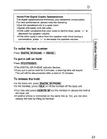 Preview for 23 page of Panasonic KXTCM422B - CORDLES/ANS MAC/HYBR User Manual