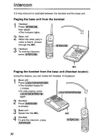 Preview for 30 page of Panasonic KXTCM422B - CORDLES/ANS MAC/HYBR User Manual