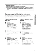 Preview for 31 page of Panasonic KXTCM422B - CORDLES/ANS MAC/HYBR User Manual