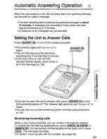 Preview for 33 page of Panasonic KXTCM422B - CORDLES/ANS MAC/HYBR User Manual