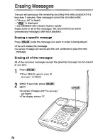 Preview for 36 page of Panasonic KXTCM422B - CORDLES/ANS MAC/HYBR User Manual