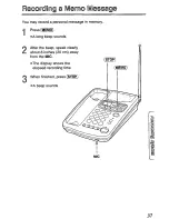 Preview for 37 page of Panasonic KXTCM422B - CORDLES/ANS MAC/HYBR User Manual