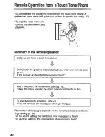 Preview for 40 page of Panasonic KXTCM422B - CORDLES/ANS MAC/HYBR User Manual