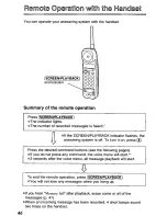 Preview for 46 page of Panasonic KXTCM422B - CORDLES/ANS MAC/HYBR User Manual