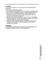 Preview for 59 page of Panasonic KXTCM422B - CORDLES/ANS MAC/HYBR User Manual