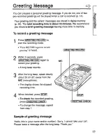 Предварительный просмотр 13 страницы Panasonic KXTCM940DB - CORDLESS 900 ANALOG User Manual