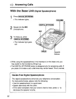 Предварительный просмотр 22 страницы Panasonic KXTCM940DB - CORDLESS 900 ANALOG User Manual