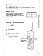 Предварительный просмотр 25 страницы Panasonic KXTCM940DB - CORDLESS 900 ANALOG User Manual