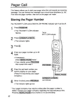 Предварительный просмотр 32 страницы Panasonic KXTCM940DB - CORDLESS 900 ANALOG User Manual