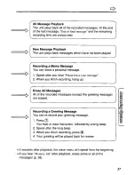 Предварительный просмотр 37 страницы Panasonic KXTCM940DB - CORDLESS 900 ANALOG User Manual