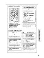 Предварительный просмотр 43 страницы Panasonic KXTCM940DB - CORDLESS 900 ANALOG User Manual