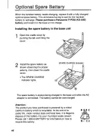 Предварительный просмотр 46 страницы Panasonic KXTCM940DB - CORDLESS 900 ANALOG User Manual