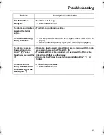 Предварительный просмотр 43 страницы Panasonic KXTD7690 - BTS 2.4 GHZ WIRELESS Operating Instructions Manual