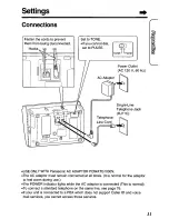 Preview for 11 page of Panasonic KXTG1050N - CORDLESS TELEPHONE S User Manual