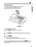 Preview for 17 page of Panasonic KXTG1050N - CORDLESS TELEPHONE S User Manual