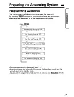 Preview for 19 page of Panasonic KXTG1050N - CORDLESS TELEPHONE S User Manual