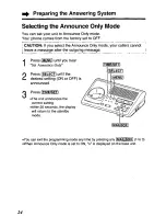 Preview for 24 page of Panasonic KXTG1050N - CORDLESS TELEPHONE S User Manual