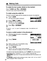 Preview for 28 page of Panasonic KXTG1050N - CORDLESS TELEPHONE S User Manual