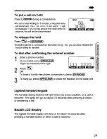 Preview for 29 page of Panasonic KXTG1050N - CORDLESS TELEPHONE S User Manual