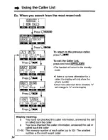 Preview for 34 page of Panasonic KXTG1050N - CORDLESS TELEPHONE S User Manual