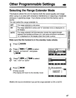 Preview for 47 page of Panasonic KXTG1050N - CORDLESS TELEPHONE S User Manual