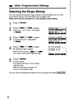 Preview for 48 page of Panasonic KXTG1050N - CORDLESS TELEPHONE S User Manual