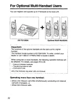 Preview for 52 page of Panasonic KXTG1050N - CORDLESS TELEPHONE S User Manual