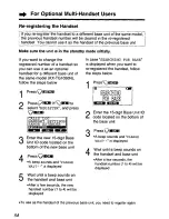 Preview for 54 page of Panasonic KXTG1050N - CORDLESS TELEPHONE S User Manual