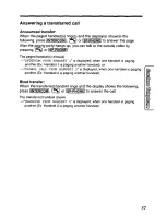 Preview for 57 page of Panasonic KXTG1050N - CORDLESS TELEPHONE S User Manual