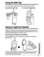 Preview for 71 page of Panasonic KXTG1050N - CORDLESS TELEPHONE S User Manual