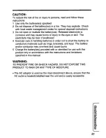 Preview for 85 page of Panasonic KXTG1050N - CORDLESS TELEPHONE S User Manual