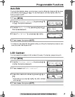 Предварительный просмотр 15 страницы Panasonic KXTG2216FV - 2.4 GHZ DIGITAL PHON Operating Instructions Manual