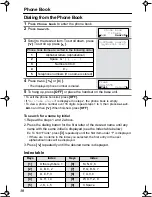 Предварительный просмотр 30 страницы Panasonic KXTG2216FV - 2.4 GHZ DIGITAL PHON Operating Instructions Manual