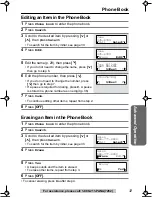 Предварительный просмотр 31 страницы Panasonic KXTG2216FV - 2.4 GHZ DIGITAL PHON Operating Instructions Manual