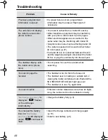 Предварительный просмотр 44 страницы Panasonic KXTG2216FV - 2.4 GHZ DIGITAL PHON Operating Instructions Manual