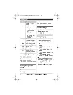 Preview for 14 page of Panasonic KXTG2511E Operating Instructions Manual