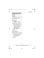 Preview for 19 page of Panasonic KXTG2511E Operating Instructions Manual