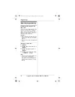 Preview for 22 page of Panasonic KXTG2511E Operating Instructions Manual