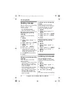 Preview for 26 page of Panasonic KXTG2511E Operating Instructions Manual