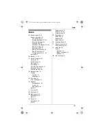 Preview for 43 page of Panasonic KXTG2511E Operating Instructions Manual