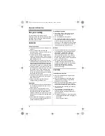 Preview for 6 page of Panasonic KXTG2511FX Operating Instructions Manual