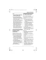 Preview for 7 page of Panasonic KXTG2511FX Operating Instructions Manual