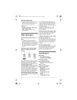 Preview for 8 page of Panasonic KXTG2511FX Operating Instructions Manual