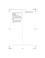 Preview for 17 page of Panasonic KXTG2511FX Operating Instructions Manual