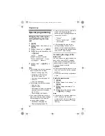 Preview for 22 page of Panasonic KXTG2511FX Operating Instructions Manual