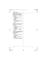 Preview for 24 page of Panasonic KXTG2511FX Operating Instructions Manual