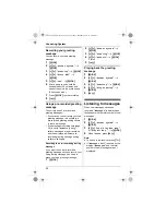 Preview for 26 page of Panasonic KXTG2511FX Operating Instructions Manual