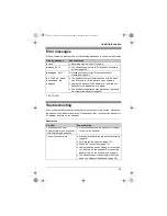 Preview for 35 page of Panasonic KXTG2511FX Operating Instructions Manual