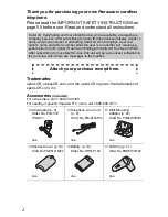 Preview for 2 page of Panasonic KXTG5055W - 5.8GHZ FHSS CDL Operating Instructions Manual